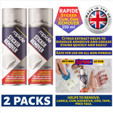 2X Rapide Sticker Remover Spray 250ml Spray Paint